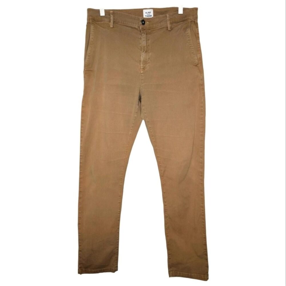 Flint-and-tinder Men's Tan Trousers